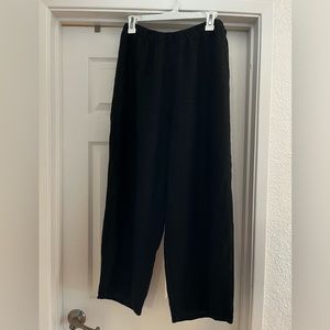 Vintage Hot Cotton Linen Black pants